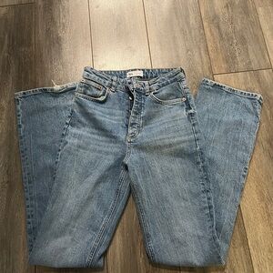 Zara Women's Bootcut Blue Jeans